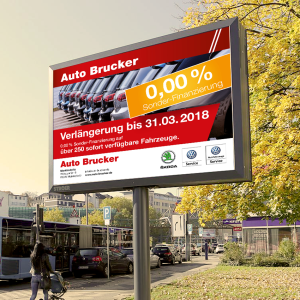 Corporate Design LED Werbewand