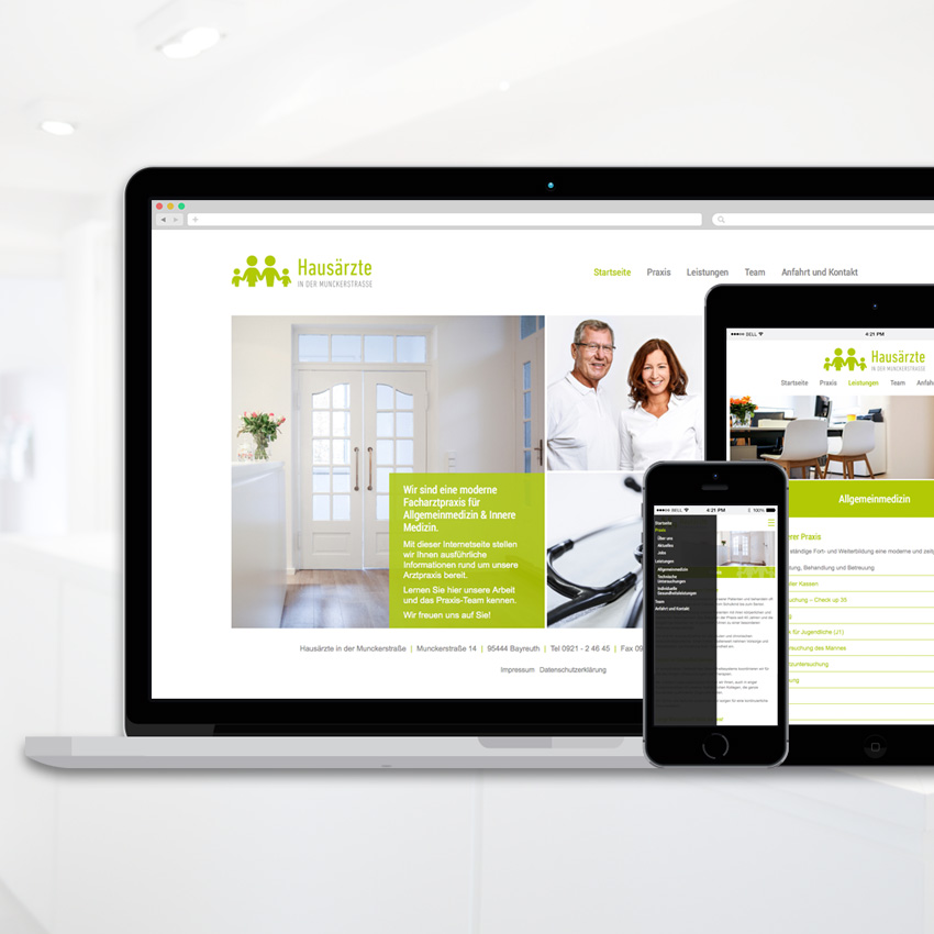 Website Refresh Fur Die Hausarzte Zeilmann In Bayreuth