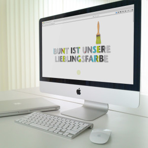 Onepage-Design für Maler Schieber